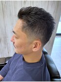 50代メンズ髪型/40代髪型メンズ/髭に合うヘアスタイル/床屋