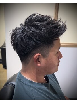 モッズヘアメン 札幌月寒店(mod's hair men) ツーブロックジェットアップバング