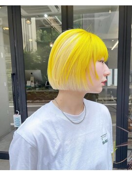フラム 渋谷(flamme) ブロンド×イエロー