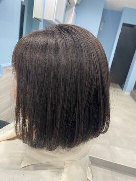 アンフィ 神奈川新町(Anphi) 内巻きワンレンボブ＆ナチュラルにおしゃれ☆モカブラウン