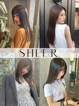 シアー(SHEER.) 髪質改善×縮毛矯正×酸性ストレート【表参道,青山,外苑前美容室