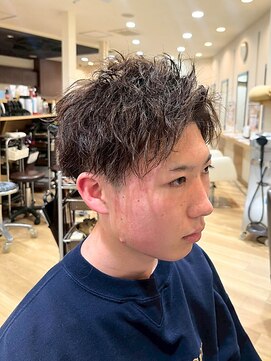 ラファンス 栗林店(LaFENCE) ミックスパーマ/ラフ/束感/センターパート