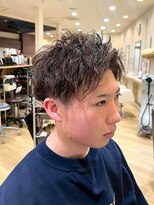 ラファンス 栗林店(LaFENCE) ミックスパーマ/ラフ/束感/センターパート