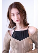 エースハバナ 渋谷(1 HAVANA) ミディアムレイヤー/20代%0代大人かわいい/ベージュカラー