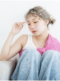 ケアブリーチ♪透明感ミルクティーベージュ