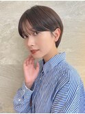 ショート/ハイライトカラー/白髪/白髪ぼかし/くびれヘア/池袋