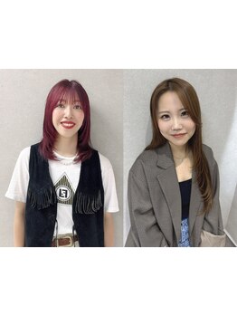 女性目線の提案が嬉しい♪髪のお悩みやこだわりも、経験豊富な女性スタイリストが解決へ導いてくれます！