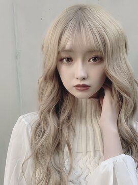 ルフレ 新宿本店2nd(Reflet) 【注目スタイルNo.2】#外国人風カラー#透明感#プルエクステ