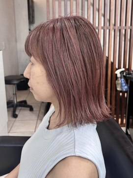 ハーツ(Heart's) 白髪ぼかし×アッシュピンク