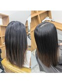 髪質改善ストレート
