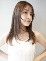 ニコ トウキョウ 渋谷(nico TOKYO)&nbsp;ロングレイヤー顔周りレイヤーハッシュカット透明感カラー