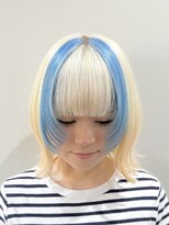 アン(Hair make un)&nbsp;【デザインカラー×ウルフ】