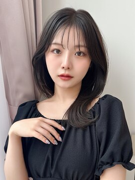 アフロート ディル(AFLOAT D'L) 似合わせカット2way前髪小顔レイヤー暗髪大人可愛いくびれヘア