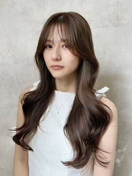 メゾンドイギー(MAISON de IGGY) 小顔ロングレイヤーブリーチなし透明感ココアベージュ