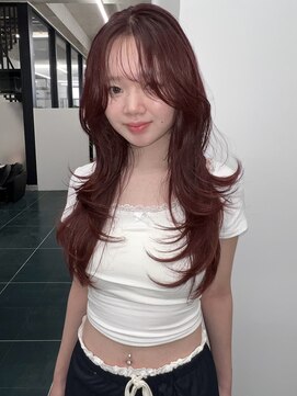 キオクエコ(KIOX eko) wine red/layer cut