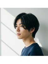 デバイス バイ フレイムス 越谷(DEVICE by Frames)&nbsp;メンズカット/爽やかに動くフェザーパーマ/センターパート/越谷