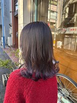 ヘアアートヒサ(HAIR ART hisa) 裾カラー パープル