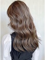 アンジュール(UNJOUR.) 20代30代◎ブリーチなし髪質改善×艶髪ミルクティーベージュ