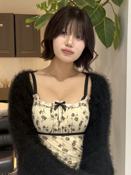 ヨロ 小岩(YOLO) ハイライトカラーミルクティーベージュケアブリーチダブルカラー