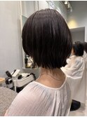 レイヤーカット/ミディアムボブ/レイヤーボブ/前髪/田町