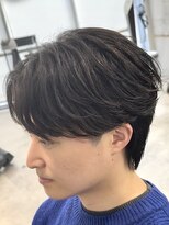 オーバル ジングウマエ(OVARL jingumae) フェザーパーマセンターパート