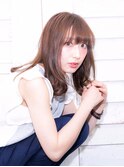 お手入れ簡単オーガニックカラーで艶感上がる小顔ロブ