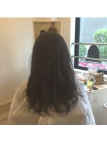 カタチヘアー(HAIR)&nbsp;。。。やわらか。。。ロング。。。パーマのカタチ。。。。。