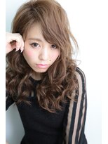 フェリシータ 緑地公園店(felicita) 斜めバング×マーメイドアッシュ☆彡ハニーヘア