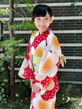 ヘアメイク マリア 福岡天神西通り(hair make MARIA) MARIA◆ヘアセット&浴衣の着付け4200円