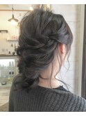 ローポニーヘアセット☆