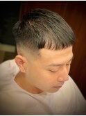 クロップサイドグラデーションフェード