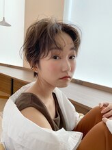 カシータヘアー(Casita hair) カーキグレージュハンサムショート30代40代50代