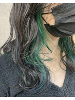 ヘアメイクエイト 丸山店(hair make No.8) << hair make No.8 黒木 >> グレージュ × インナーカラー