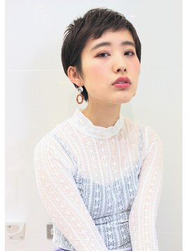 レンジシ オモテサンドウ(RENJISHI omotesando) フレンチガーリー　斜めバング　グレーベージュ