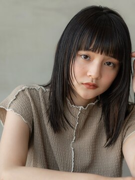 オースティン 登戸向ケ丘遊園(AUSTIN) 大人かわいい前髪セシルカットココアブラウンフリンジウェーブ