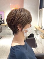 ラッキーヘア 加古川(Lucky Hair) くびれショート×シークレットハイライト【カドワキ】