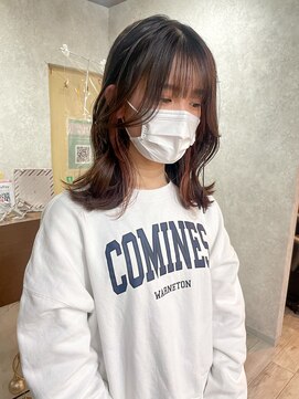 ミニム ヘアー(minim hair) 【minim×高橋】インナーウォームピンク