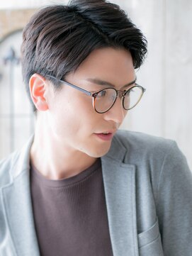 モッズヘアメン 名護大東店(mod's hair men) ビジネスでも◎涼しげアップバングショートf名護大東