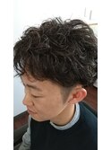 【MEN'S HAIR】パーマ＆ツーブロックマッシュ