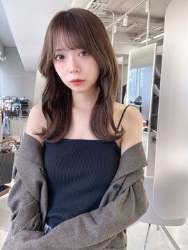 ジーナリア(Xena ria) 《袴田》シースルーバング&韓国風レイヤー