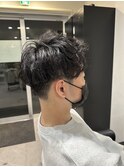 刈り上げメンズパーマ♪
