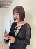 compact bob × ブリーチなしbeige color