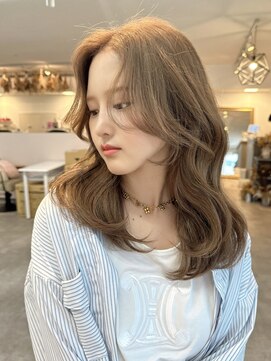 ミョンシル フェイスレイヤー/１ブリーチミルクティー