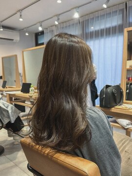 クラップス 上大岡(CLAPS) オリーブベージュ/韓国風レイヤー/赤み消し【ブリーチ無し】