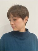 カッコ可愛い20代30代40代丸みマッシュショート◎