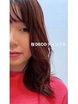 桜デコ ティンプル店(DECO) ピンクブラウン2024ｓｓ
