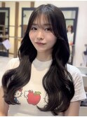 韓国ヘア/レイヤーカット/前髪/顔まわり/似合わせ/谷町四丁目