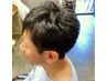 【男性限定】カット+眉毛カット+シャンプー￥5500