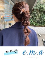 エマヘアデザイン(e.m.a Hair design)&nbsp;網ポニー