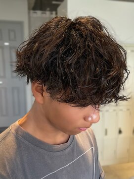 ザコーストバイネオリーブ 辻堂店(The coast by neolive) 波巻きツイストスパイラルメンズパーマ辻堂学割U24ツーブロック